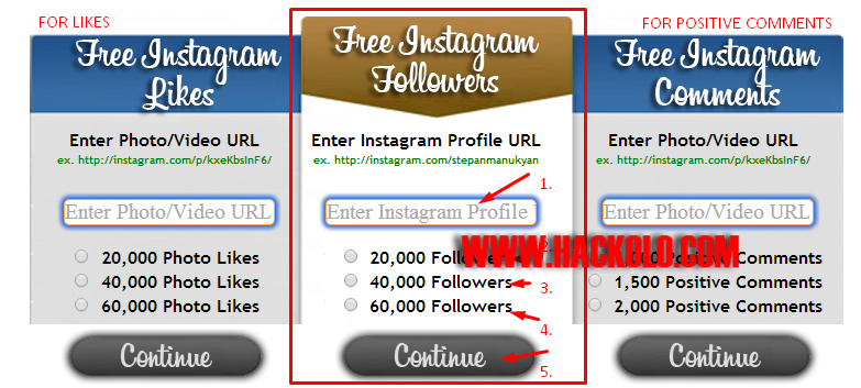 Free instagram followers hack no survey or download
